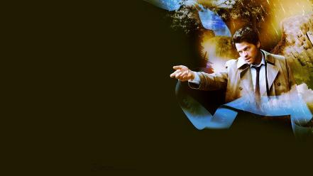 Angels supernatural castiel tv series wallpaper