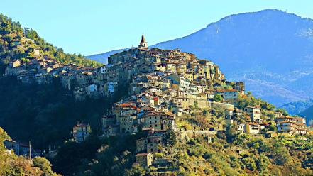 Apricale italia italy cities landscapes wallpaper
