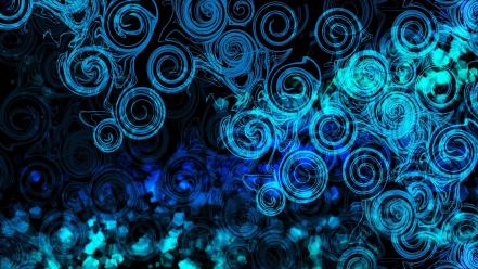 Blue circles aero wallpaper