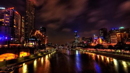 Evan spiler melbourne around the world night rivers wallpaper