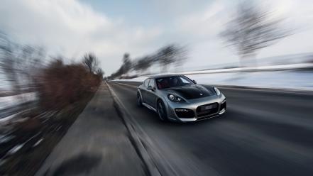 Motion panamera turbo porsche techart cars wallpaper