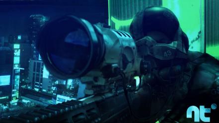 Video games military weapons neotokyo recon wallpaper