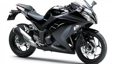 Black kawasaki ninja 300 wallpaper