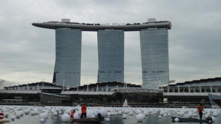 Buildings singapore asia marina bay wallpaper