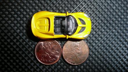 Coins money lotus elise toy cars car wallpaper