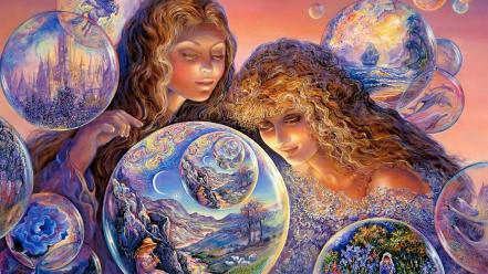 Fantasy paintings art dreams josephine wall mystical wallpaper