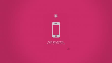 Justin barber digital art lie minimalistic pink wallpaper