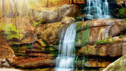 Landscapes nature happy rocks holidays waterfalls wallpaper