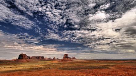 Red arizona utah monument valley navajo skies wallpaper