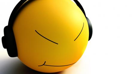 Smiley music wallpaper