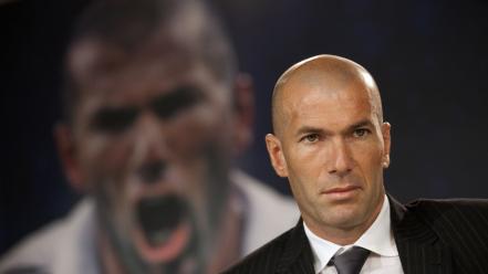 Soccer legend real madrid zinedine zidane french wallpaper