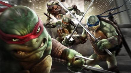 Teenage mutant ninja turtles shadows game wallpaper