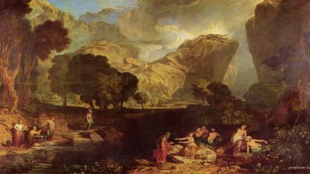 Turner the garden of hesperides artwork paintings wallpaper