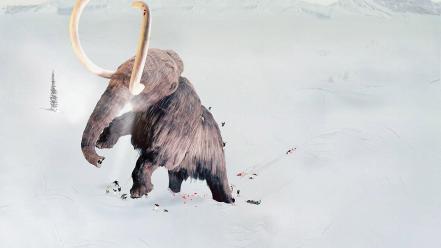 Big Ice Age Mammoth wallpaper