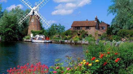 Hunsett mill norfolk england wallpaper