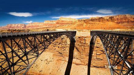 Navajo Bridge Over Colorado River wallpaper