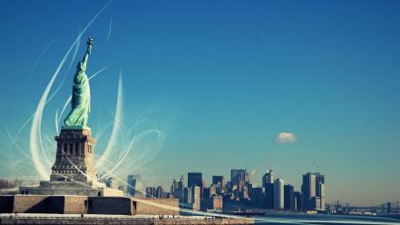 New Yorks Statue Of Liberty wallpaper