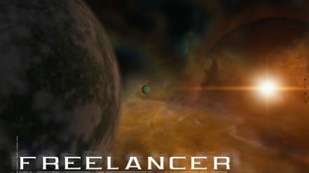 Outer space freelancer wallpaper