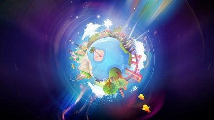 Planet Earth Cgi wallpaper
