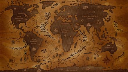 World Map wallpaper