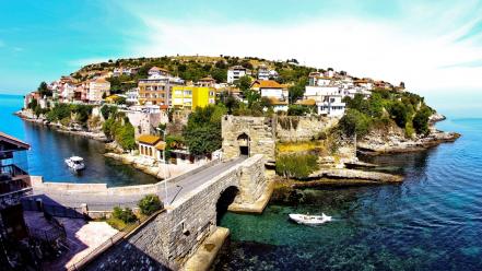 Amasra bartın turkey boztepe bridges wallpaper