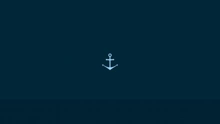 Anchor blue wallpaper