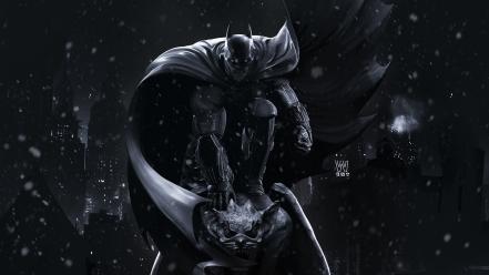 Arkham origins batman gargoyles video games wallpaper