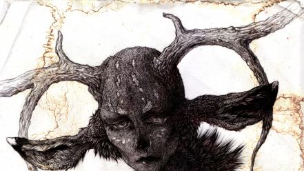 Fantasy art creatures artwork antlers wallpaper