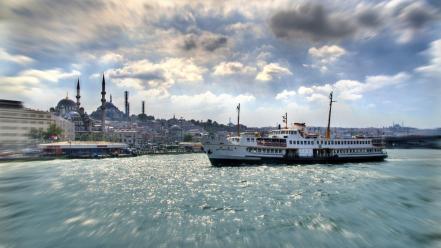 Istanbul turkey bosphorus cities cityscapes wallpaper