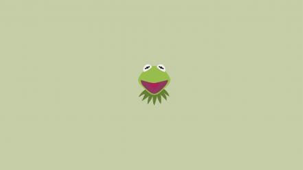 Kermit the frog artwork minimalistic wallpaper