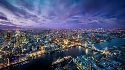 London buildings city lights cityscapes evening wallpaper