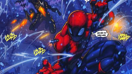 Marvel comics spiderman superheroes wallpaper