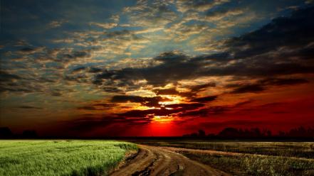 Sunrise landscapes wallpaper