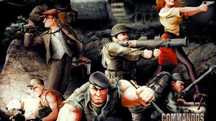 Video games retro team commandos game wallpaper