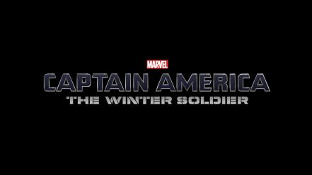 Winter soldier marvel comics black background logos wallpaper