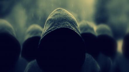 Anonymous activism hoodies rain wallpaper