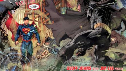 Batman superman comics superheroes wallpaper
