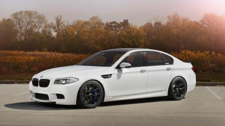 Bmw m5 f10 cars rims trees wallpaper