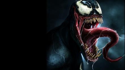 Eddie brock marvel comics spider-man symbiote venom wallpaper