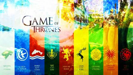 Game of thrones house arryn baratheon greyjoy lannister wallpaper