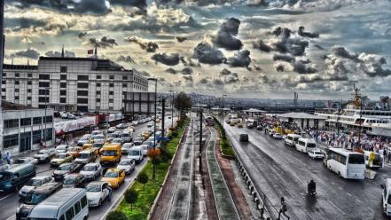 Hdr photography istanbul turkey cities cityscapes wallpaper