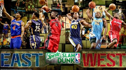 Nba basketball slam dunk sports wallpaper