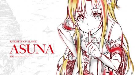 Sword art online yuuki asuna sketches wallpaper