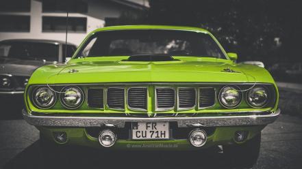 1971 plymouth cuda muscle cars wallpaper
