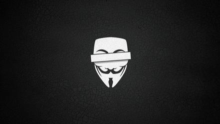Anonymous simple background wallpaper