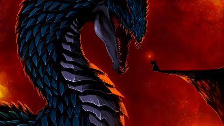 Artwork dragons fantasy art monsters wizards wallpaper