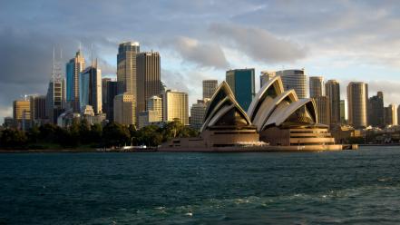 Australia sydney opera house cityscapes wallpaper