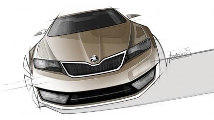 Cars concept design drawings sketches wallpaper