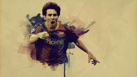 Fc barcelona lionel messi football players soccer wallpaper