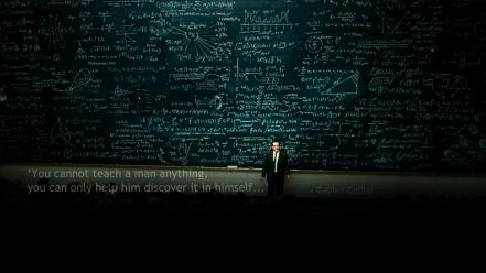Galileo galilei chalkboards classroom quotes wallpaper